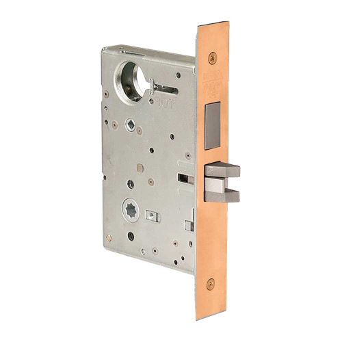 Corbin Russwin ML2030 LL 612 Privacy Bedroom or Bathroom Mortise Lockbody Only Satin Bronze ML2030 LL 612