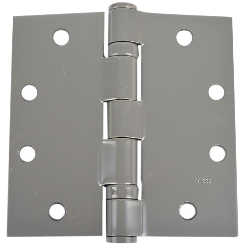 Stanley FBB179 4-1/2X4-1/2 P Five Knuckle Ball Bearing Architectural Hinge Steel Full Mortise Standard Weight 4-1/2 by 4-1/2 Square Corner Primed for Painting