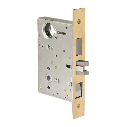 Corbin Russwin ML2048 LL 606 Entrance or Apartment Mortise Lockbody Only Satin Brass ML2048 LL 606