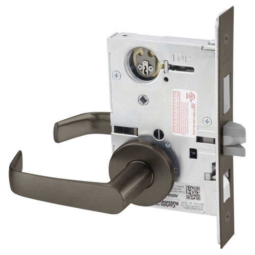 Corbin Russwin ML2048 NSA 613 LC Entrance or Apartment Mortise Lock NS Lever A Rose Oil Rubbed Bronze ML2048 NSA 613 LC