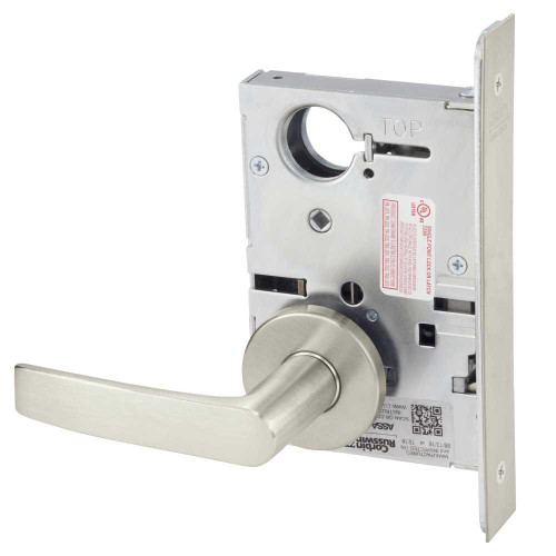Corbin Russwin ML2050 ASA 619 Half Dummy Trim Mortise Trim AS Lever A Rose Satin Nickel ML2050 ASA 619