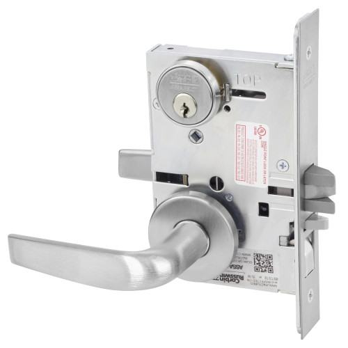 Corbin Russwin ML2051 CSA 630 Entrance or Office Mortise Lock CS Lever A Rose Satin Stainless Steel