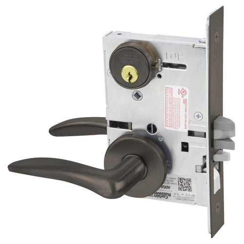 Corbin Russwin ML2051 DSA 613 RH Entrance or Office Mortise Lock DS Lever A Rose Oil Rubbed Bronze ML2051 DSA 613 RH