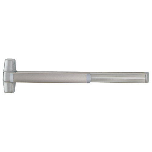 Von Duprin CXA9948L-BE-02 3 26D LHR Grade 1 Concealed Vertical Rod Exit Bar 36 Device 80 to 100 Door Height Passage Function 02 Lever with Escutcheon Delayed Egress Device 15 Seconds Less Dogging Satin Chrome Finish Field Reversible