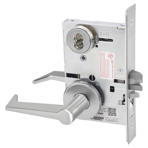 Corbin Russwin ML2051 ESA 626 CL6 Entrance or Office Mortise Lock ES Lever A Rose 6-Pin LFIC Less Core Satin Chrome