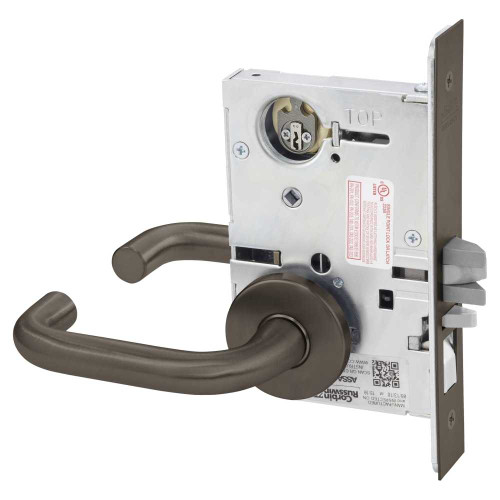 Corbin Russwin ML2051 LSB 613 LC Entrance or Office Mortise Lock LS Lever B Rose Oil Rubbed Bronze ML2051 LSB 613 LC