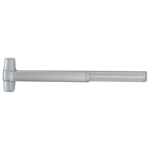 Von Duprin 9948L-DT-03-F 3 US28 RHR Grade 1 Concealed Vertical Rod Exit Bar 36 Fire-Rated Device 80 to 100 Door Height Dummy Function 03 Lever with Escutcheon Less Dogging Satin Aluminum Clear Anodized Finish Field Reversible