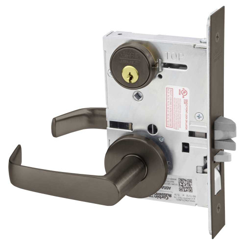 Corbin Russwin ML2051 NSA 613 Entrance or Office Mortise Lock NS Lever A Rose Oil Rubbed Bronze ML2051 NSA 613