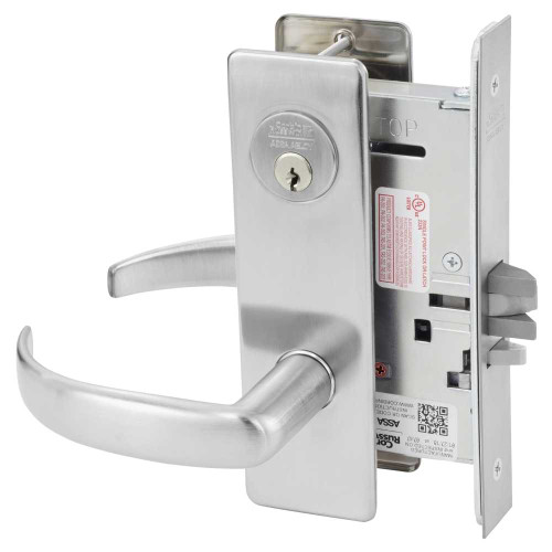 Corbin Russwin ML2052 PSM 626 Classroom Intruder Mortise Lock PS Lever M Escutcheon Satin Chrome ML2052 PSM 626
