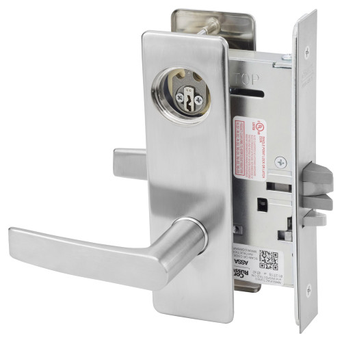 Corbin Russwin ML2053 ASM 626 LC Entrance or Office Mortise Lock AS Lever M Escutcheon Satin Chrome