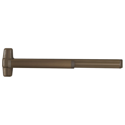 Von Duprin LD9948L-BE-05 4 US10B LHR Grade 1 Concealed Vertical Rod Exit Bar 48 Device 80 to 100 Door Height Passage Function 05 Lever with Escutcheon Less Dogging Dark Oxidized Satin Bronze Oil Rubbed Finish Field Reversible