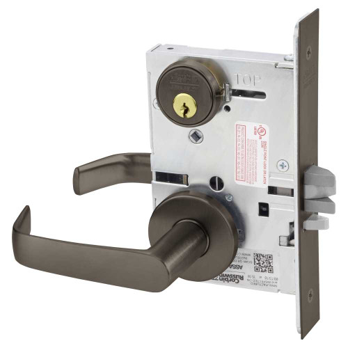 Corbin Russwin ML2053 NSA 613 Entrance or Office Mortise Lock NS Lever A Rose Oil Rubbed Bronze ML2053 NSA 613