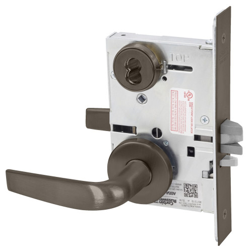 Corbin Russwin ML2055 CSA 613 CL6 Classroom Mortise Lock CS Lever A Rose 6-Pin LFIC Less Core Oil Rubbed Bronze