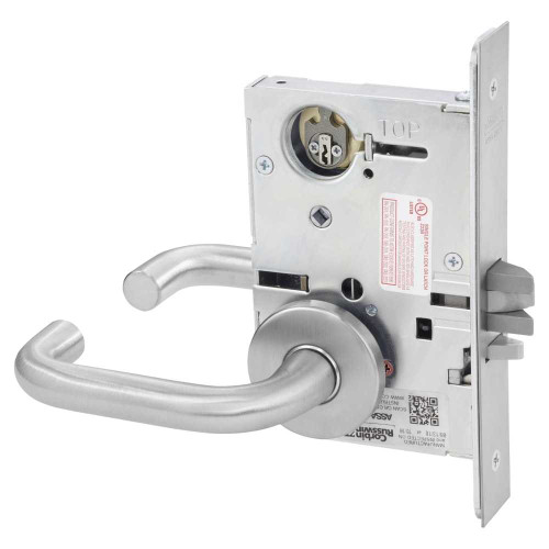 Corbin Russwin ML2055 LSA 626 LC Classroom Mortise Lock LS Lever A Rose Satin Chrome ML2055 LSA 626 LC