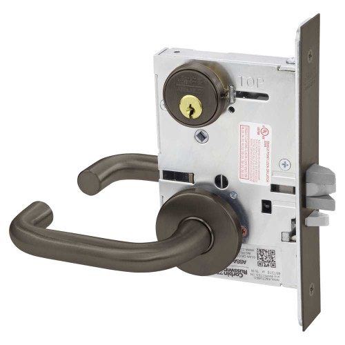 Corbin Russwin ML2055 LWA 613 Classroom Mortise Lock LW Lever A Rose Oil Rubbed Bronze ML2055 LWA 613