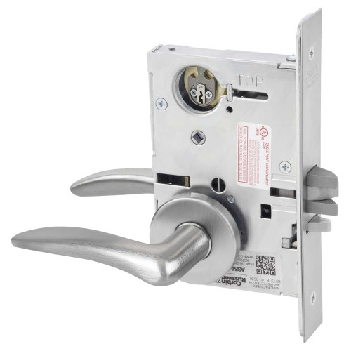 Corbin Russwin ML2057 DSA 630 LC LH Storeroom or Closet Mortise Lock DS Lever A Rose Satin Stainless Steel ML2057 DSA 630 LC LH