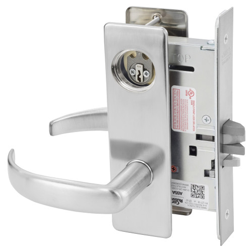 Corbin Russwin ML2057 PSM 626 LC Storeroom or Closet Mortise Lock PS Lever M Escutcheon Satin Chrome