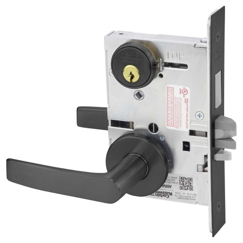 Corbin Russwin ML2059 ASA 630 Security Storeroom or Closet Mortise Lock AS Lever A Rose Satin Stainless Steel ML2059 ASA 630