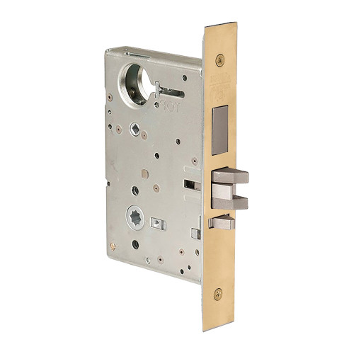 Corbin Russwin ML2059 LL 606 Security Storeroom or Closet Mortise Lockbody Only  Satin Brass