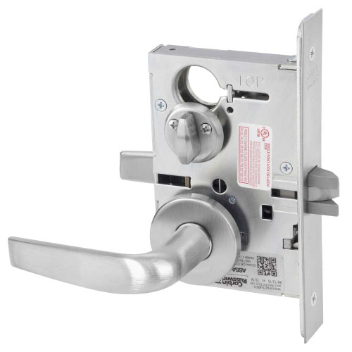 Corbin Russwin ML2060 CSA 626 Privacy Mortise Lock CS Lever A Rose Satin Chrome ML2060 CSA 626