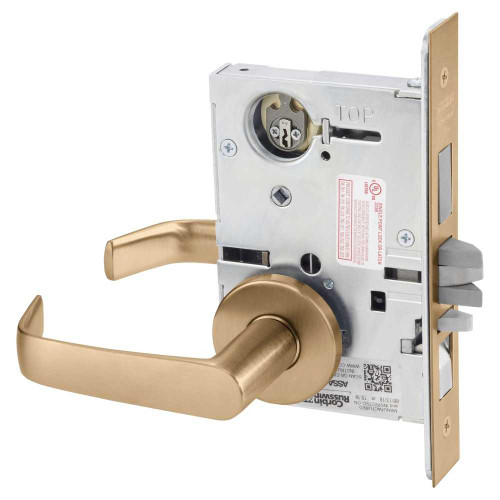 Corbin Russwin ML2067 NSA 612 LC Apartment or Dormitory Mortise Lock NS Lever A Rose Satin Bronze ML2067 NSA 612 LC