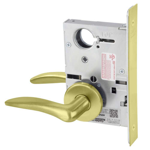 Corbin Russwin ML2070 DSA 606 LH Full Dummy Trim Mortise Trim DS Lever A Rose Satin Brass ML2070 DSA 606 LH