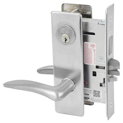 Corbin Russwin ML2072 DSM 626 RH Classroom Intruder Mortise Lock DS Lever M Escutcheon Satin Chrome ML2072 DSM 626 RH