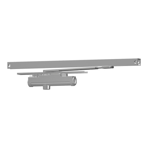 LCN 3133-BUMPER LH 689 Track Door Closer w/Bumper Left Hand Aluminum