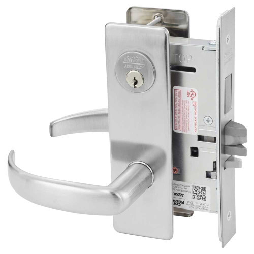 Corbin Russwin ML2073 PSM 626 Classroom Security Mortise Lock PS Lever M Escutcheon Satin Chrome ML2073 PSM 626