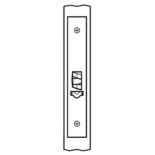 Corbin Russwin ML20906 LL 612 SAF Fail Safe Electrified Mortise Lock Outside Grip Locked when Energized Outside Cylinder Override Lever x Lever Body Only Satin Bronze ML20906 LL 612 SAF