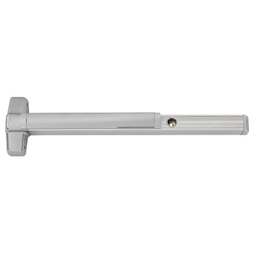Von Duprin CD9947WDCL-BE-01 3 26D LHR Grade 1 Concealed Vertical Rod Exit Bar for Wood Doors 36 Device Passage Function 01 Lever with Escutcheon Trim Cylinder Dogging Less Cylinder Satin Chrome Finish Field Reversible
