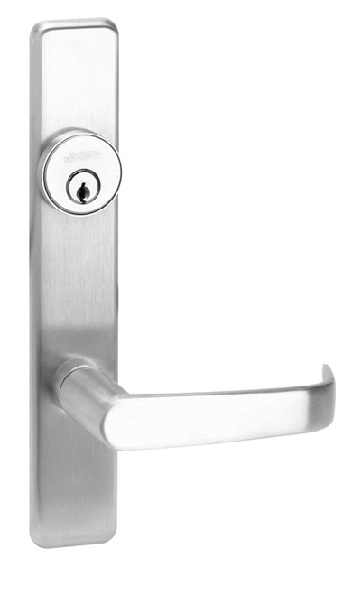 Corbin Russwin N855ET 626 RHR Classroom Lever Trim Newport Lever with Escutcheon Right Hand Reverse Satin Chrome Finish N855ET 626 RHR