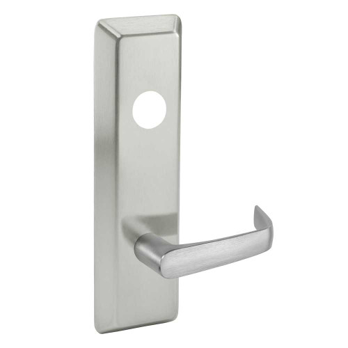 Corbin Russwin N955ET 630 LHR Classroom Lever Trim Newport Lever with Escutcheon Left Hand Reverse Satin Stainless Steel Finish N955ET 630 LHR