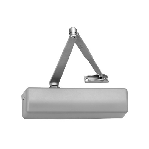 Corbin Russwin DC6200 A1 689 M54 Grade 1 Surface Door Closer Double Lever Arm Friction Hold Open Pull Side Mount Size 1 to 6 Full Cover Non-Handed Aluminum Painted