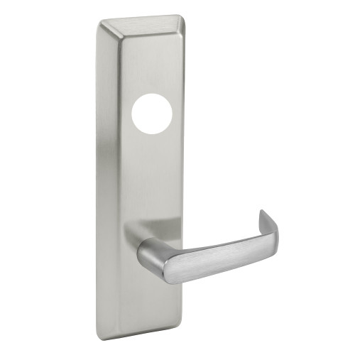 Corbin Russwin N9903ET 630 RHR Fail Safe Lever Trim Newport Lever with Escutcheon Right Hand Reverse Satin Stainless Steel Finish