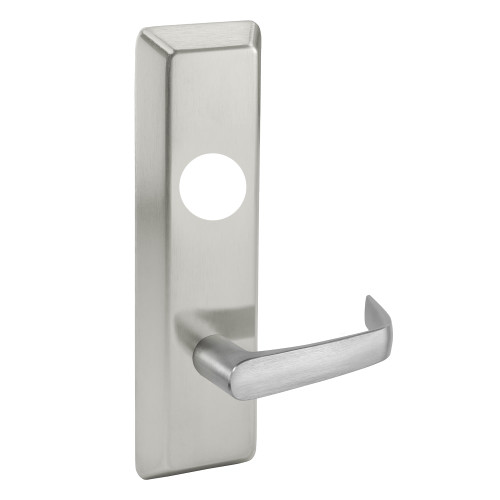 Corbin Russwin N9905ET 630 RHR Fail Secure Lever Trim Newport Lever with Escutcheon Right Hand Reverse Satin Stainless Steel Finish