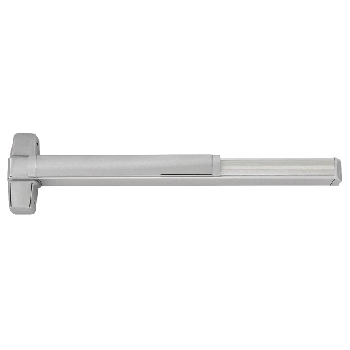 Von Duprin RX9947WDCL-DT-18-F 4 26D RHR Grade 1 Concealed Vertical Rod Exit Bar for Wood Doors 48 Device Fire Rated Dummy Function 18 Lever with Escutcheon Trim Request to Exit Switch Less Dogging Satin Chrome Finish Field Reversible RX9947WDCL-DT-18-F 4 26D RHR