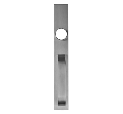 Detex 03CN 630 CN Straight Pull Trim with Cylinder Hole for 40/50/51 Series Devices Satin Stainless Steel