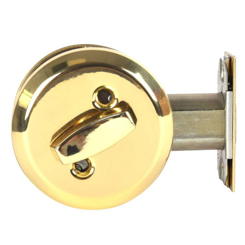 Arrow D62 3 IC Deadbolt Double Cylinder SFIC Prep Less Core Bright Brass D62 3 IC