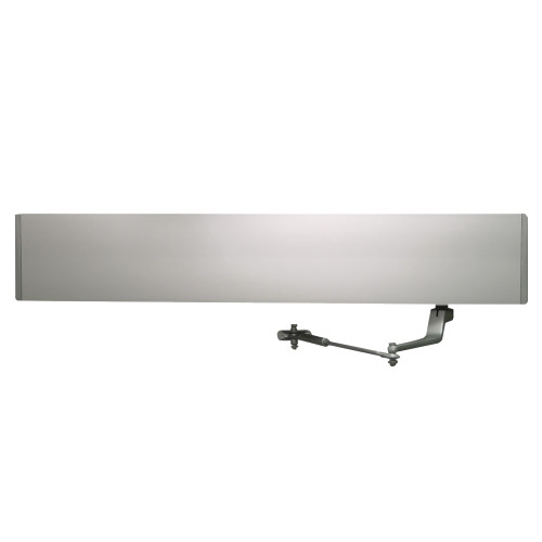 Detex AO19-1xRH PUSH 39.5 AL Low Energy Swing Door Operator Push-Side Surface Mount Double Lever Arm Regular Right Hand 36 Single Door Aluminum Painted