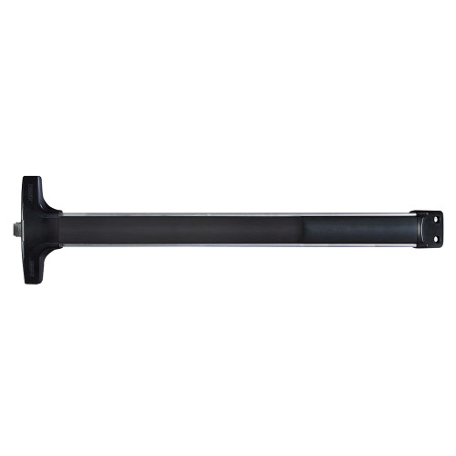 Detex V40 NS LD 628 99 36 Exit DevicesValue Series Narrow Stile Rim Exit Device Less Dogging 99 Surface Strike 36 In Device for Doors V40 NS LD 628 99 36