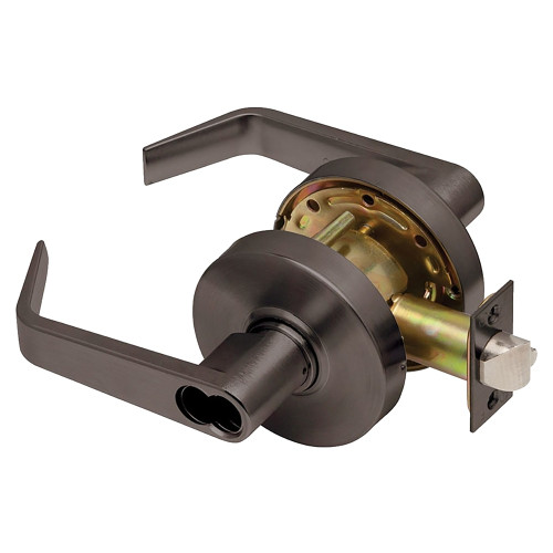 Dexter C1000-CSEC-R-613-SFIC Grade 1 Double Cylinder Classroom Security Cylindrical Lock Clutching Regular Lever 3-7/16 Rose Diameter SFIC Prep Less Core Oil-Rubbed Bronze Finish Non-Handed