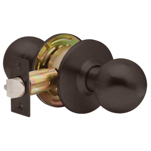 Dexter C2000-PASS-B-613 Grade 2 Passage Cylindrical Lock Non-Clutching Ball Knob 3 Rose Diameter Non-Keyed Oil-Rubbed Bronze Finish Non-Handed C2000-PASS-B-613
