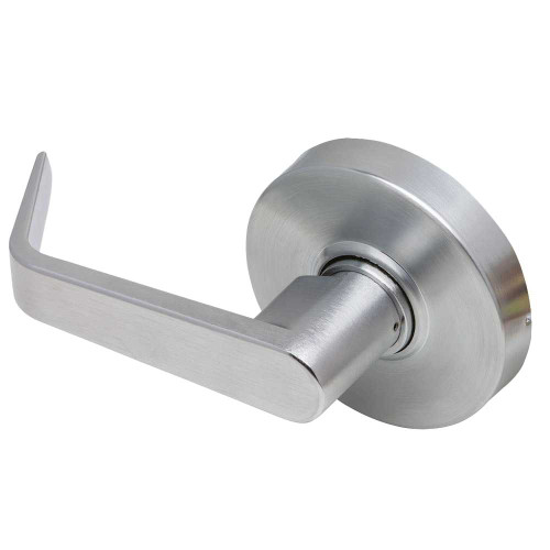 Dexter C2000-SDUM-R-626 Grade 2 Single Dummy Trim Cylindrical Lock Non-Clutching Regular Lever 3 Rose Diameter Non-Keyed Satin Chrome Finish Non-Handed C2000-SDUM-R-626