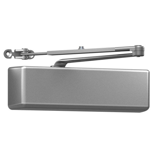Dexter DCH4000-STD-FULL RW/PA AL Grade 1 Surface Closer Tri Mount Regular Parallel or Top Jamb Mounted Regular Arm Adjustable Backcheck Full Cover Size 1 to 6 Aluminum Painted Finish Non-Handed DCH4000-STD-FULL RW/PA AL