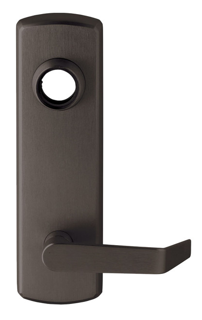 Dexter ED1000T-CLRM-R-ESC-NC-10B Exit Device Trim ED1000 Series Classroom Lever x Escutcheon x Cylinder Less Cylinder Oil Rubbed Bronze