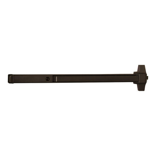 Dexter ED1500-R-EO-3FT-SP313 Grade 1 Rim Exit Bar Wide Stile Pushpad 36 Device Exit Only Dark Bronze Painted Finish Non-Handed