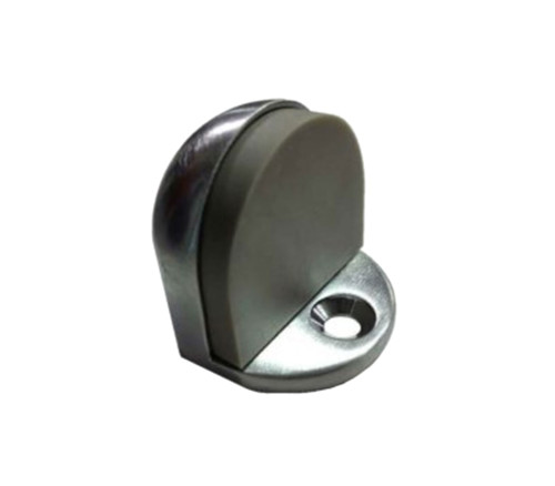 Don Jo 1447-605 Cast Brass Dome Floor Stop 1-5/8 Height 1/4 by 1-3/4 Base Bright Brass Finish