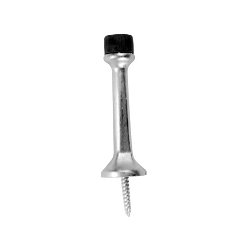 Don Jo 1504-626 Rigid Base Stop Cast Aluminum 1 Base 3 Projection Satin Chrome Finish 1504-626