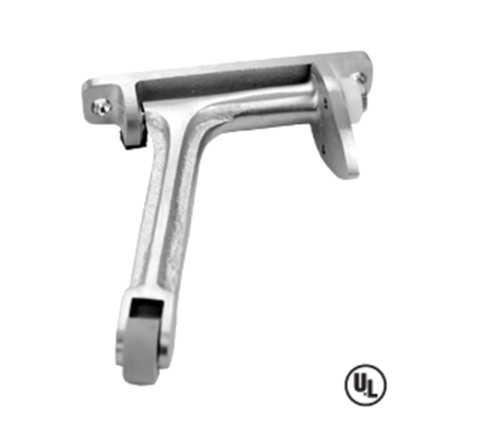 Don Jo 2080-626 Gravity Coordinator Drop Arm Type with Roller 7 Length Satin Chrome